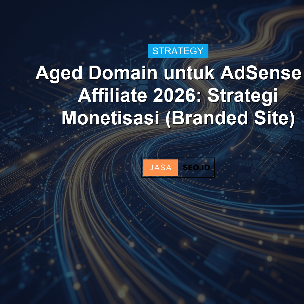 Aged Domain untuk AdSense & Affiliate 2026: Strategi Monetisasi (Branded Site)