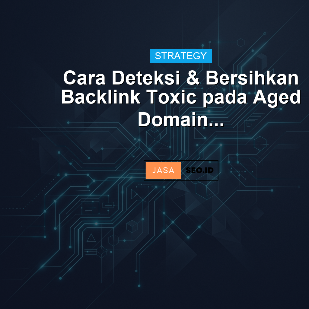 Cara Deteksi & Bersihkan Backlink Toxic pada Aged Domain...