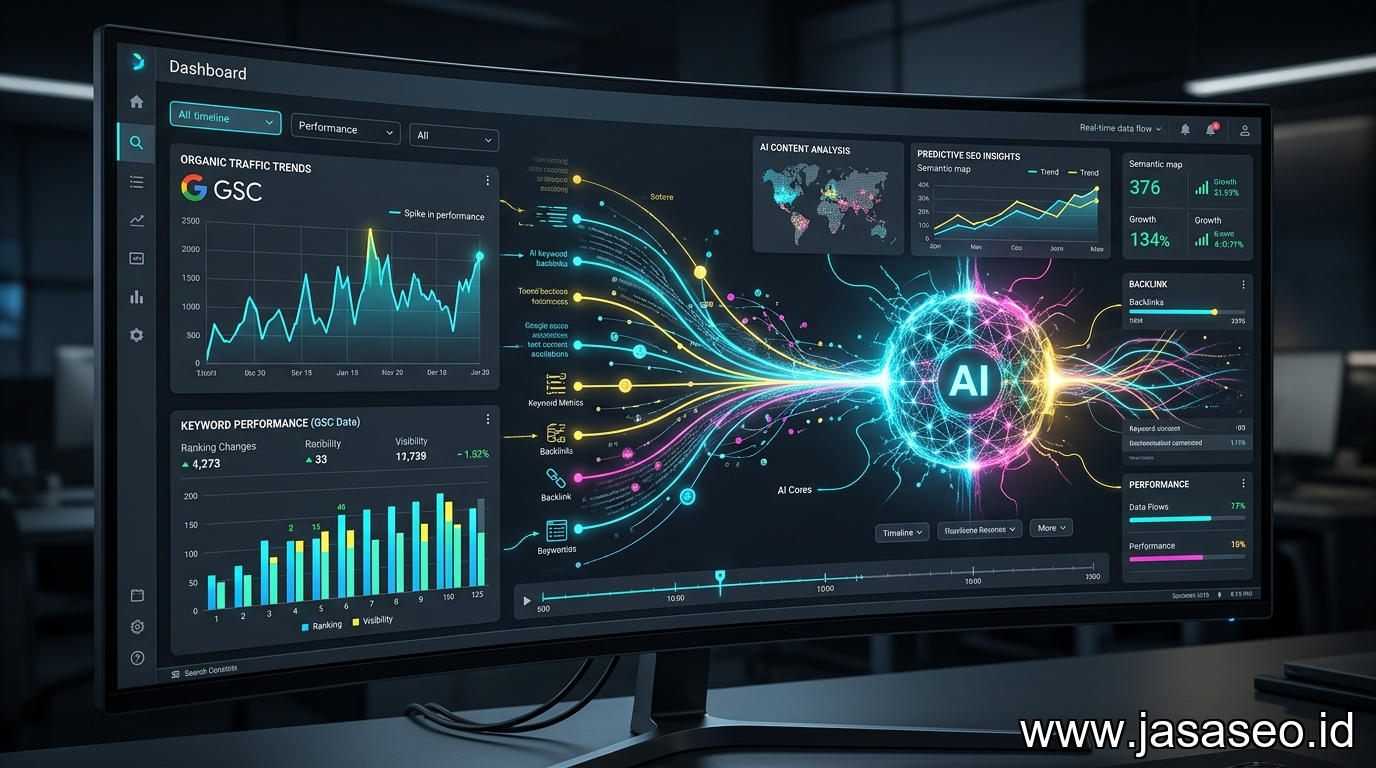 Integrasi AI & Tool SEO Tradisional: Automasi Baca Report GSC, GA4, & Ahrefs