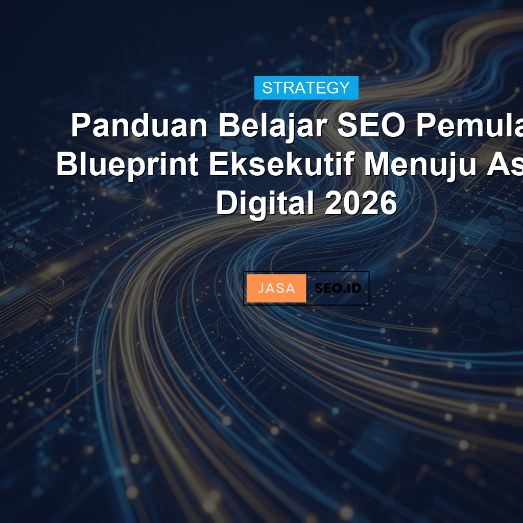 Panduan Belajar SEO Pemula: Blueprint Eksekutif Menuju Aset Digital 2026