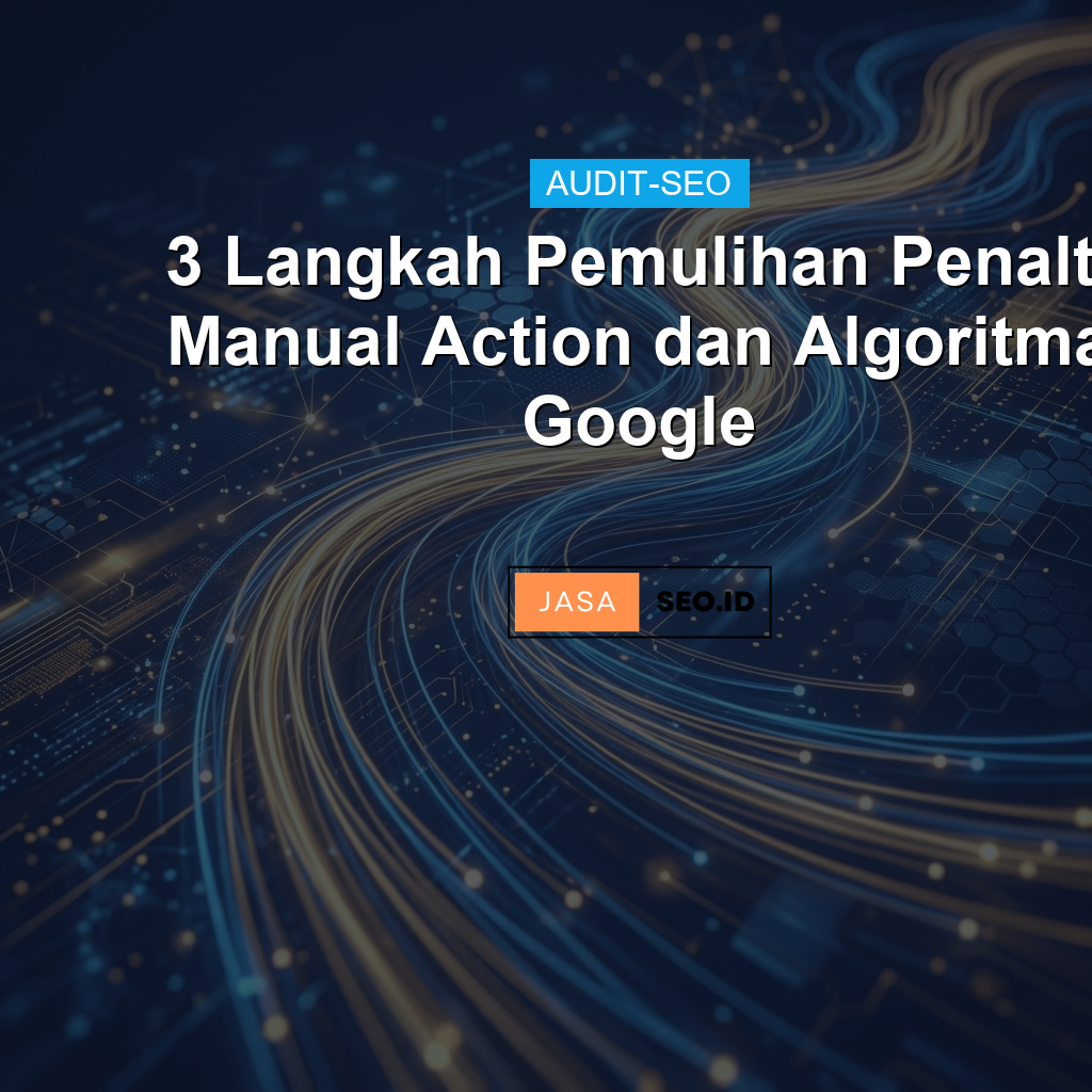 3 Langkah Pemulihan Penalti Manual Action dan Algoritma Google