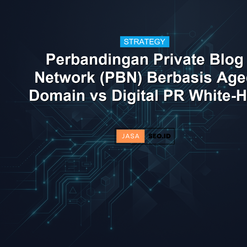 Perbandingan Private Blog Network (PBN) Berbasis Aged Domain vs Digital PR White-Hat