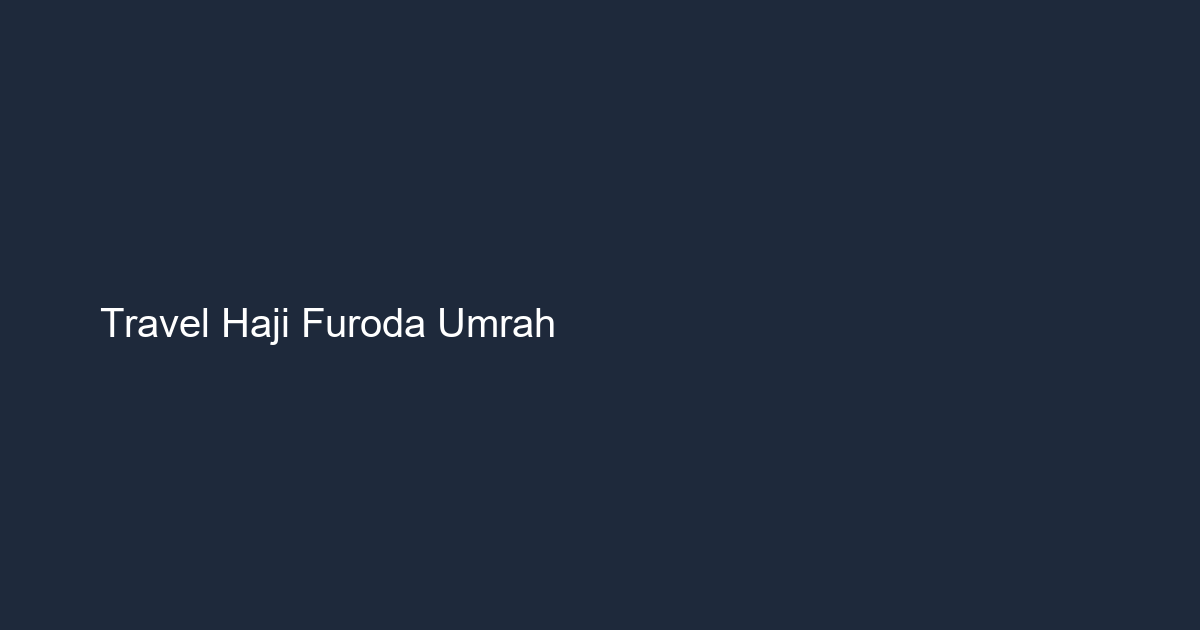 Strategi SEO Biro Travel Haji Furoda dan Umrah VIP